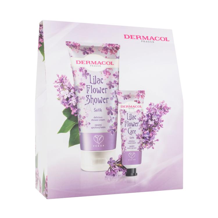Dermacol Lilac Flower Shower Poklon set krema za tuširanje Lilac Flower Shower 200 ml + krema za ruke Lilac Flower Care 30 ml