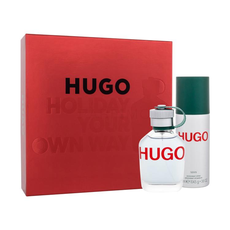 HUGO BOSS Hugo Man SET1 Poklon set toaletna voda 75 ml + dezodorans 150 ml