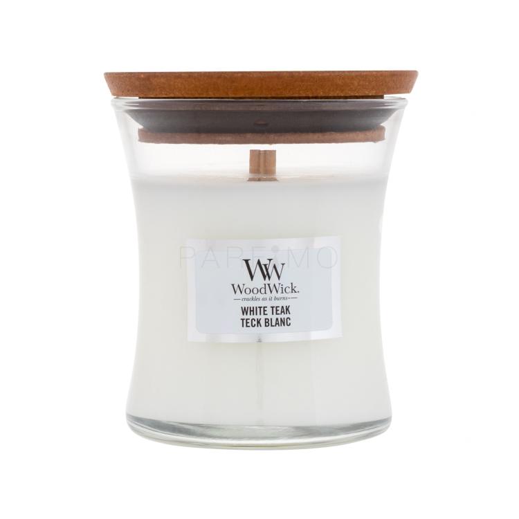 WoodWick White Teak Mirisna svijeća 85 g