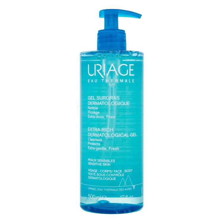 Uriage Dermatological Extra-Rich Gel Gel za čišćenje lica 500 ml