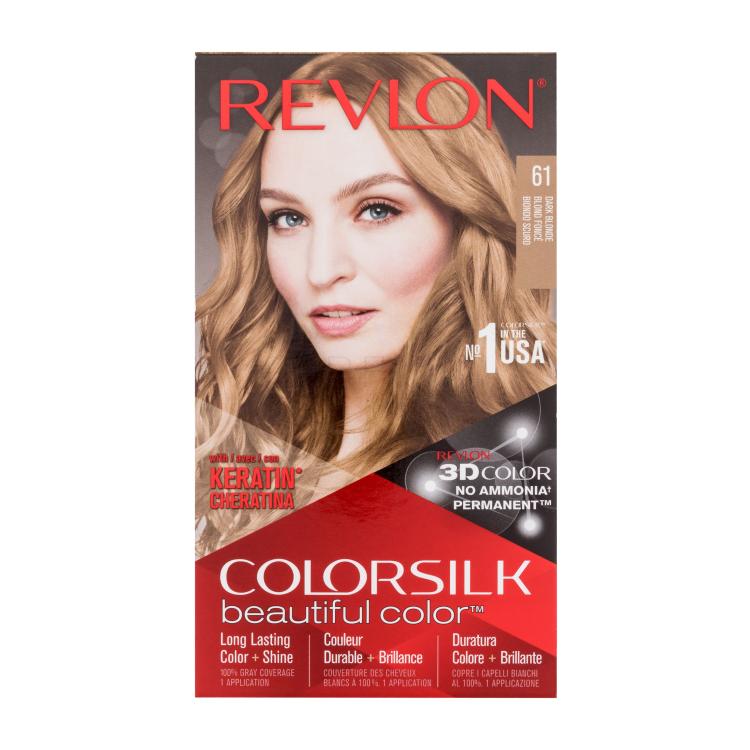 Revlon Colorsilk Beautiful Color Boja za kosu za žene Nijansa 61 Dark Blonde set