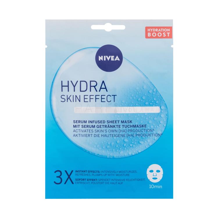 Nivea Hydra Skin Effect Serum Infused Sheet Mask Maska za lice za žene 1 kom