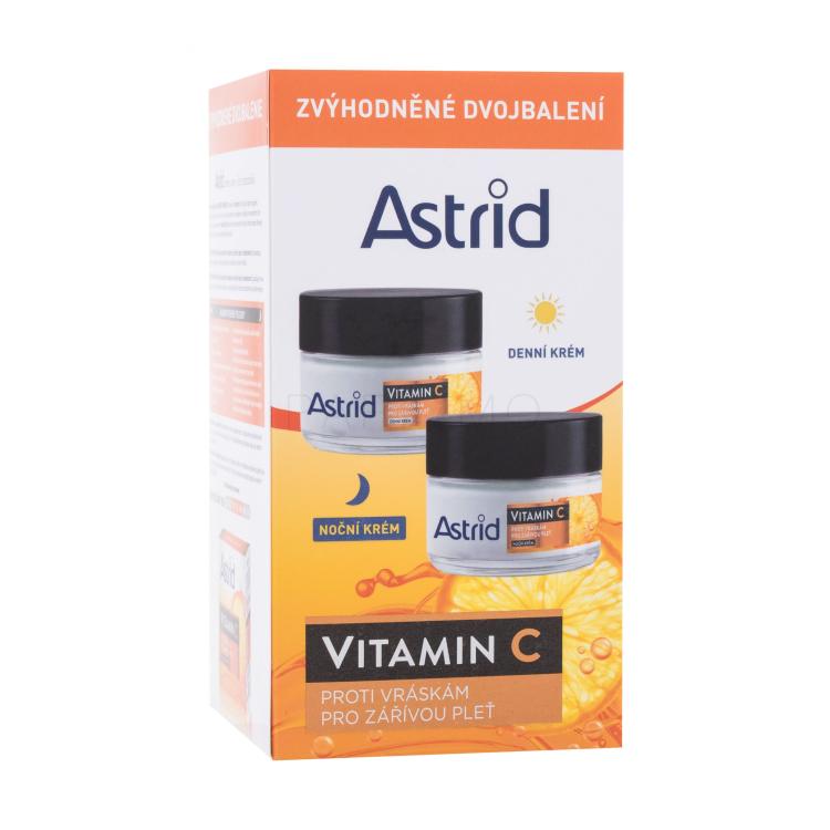 Astrid Vitamin C Duo Set Poklon set dnevna krema za lice Vitamin C Day Cream 50 ml + noćna krema za lice Vitamin C Night Cream 50 ml
 ml