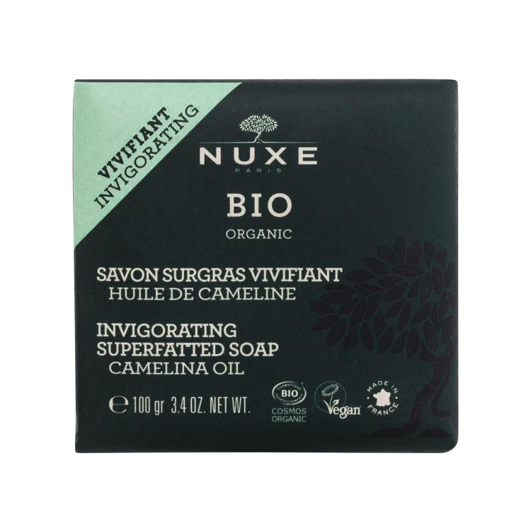 NUXE Bio Organic Invigorating Superfatted Soap Camelina Oil Tvrdi sapun za žene 100 g