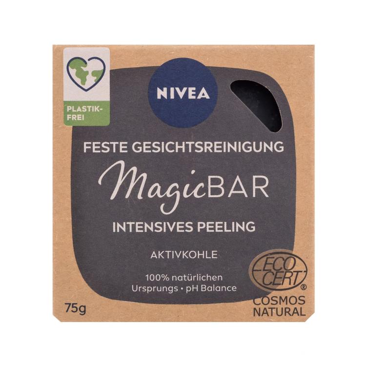 Nivea Magic Bar Exfoliating Active Charcoal Sapun za žene 75 g