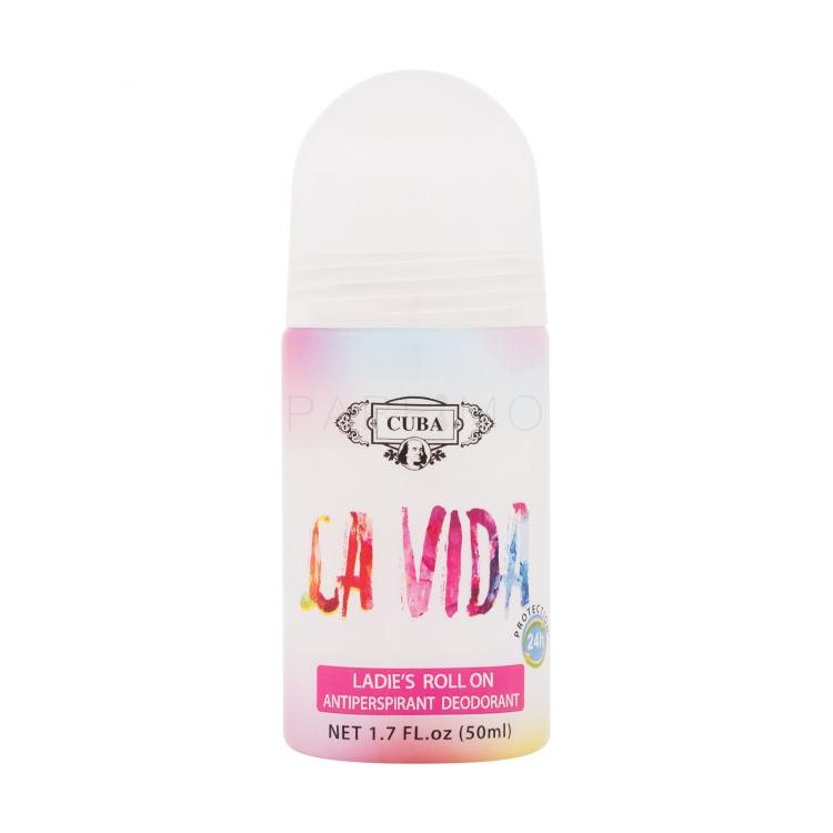 Cuba La Vida Ladie&#039;s Roll On Antiperspirant za žene 50 ml
