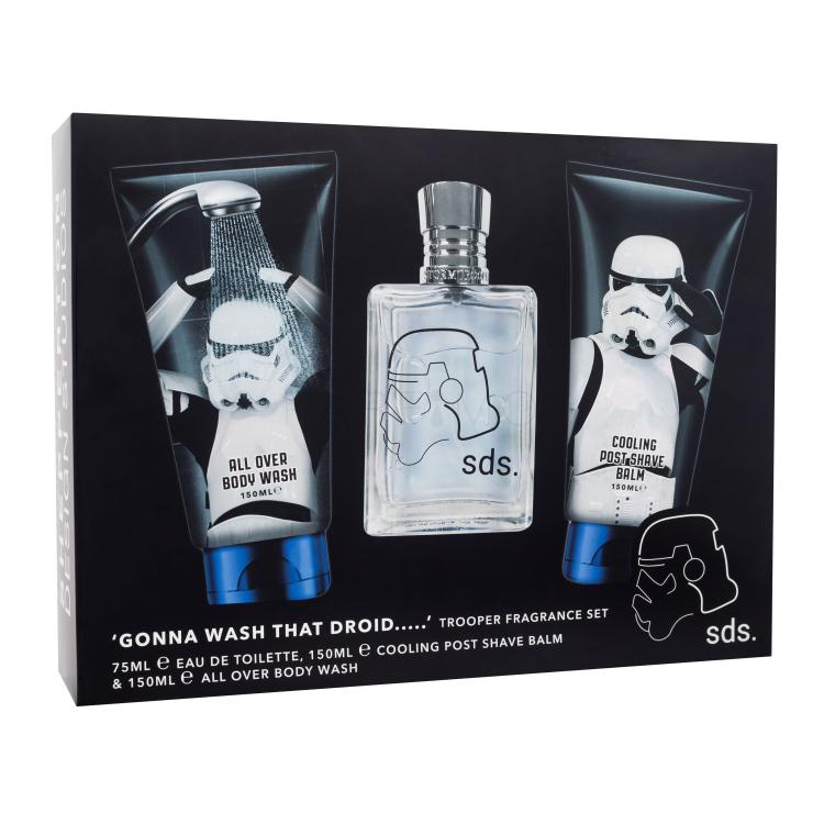 Star Wars Stormtrooper Poklon set toaletní voda 75 ml + balzám po holení 150 ml + sprchový gel 150 ml