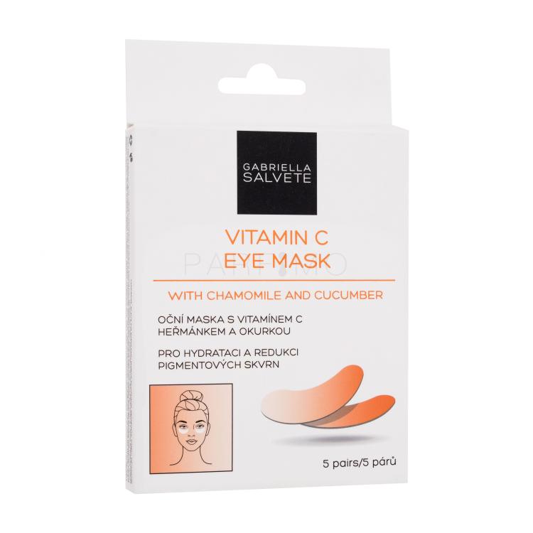 Gabriella Salvete Vitamin C Eye Mask Maska za područje oko očiju za žene 5 kom