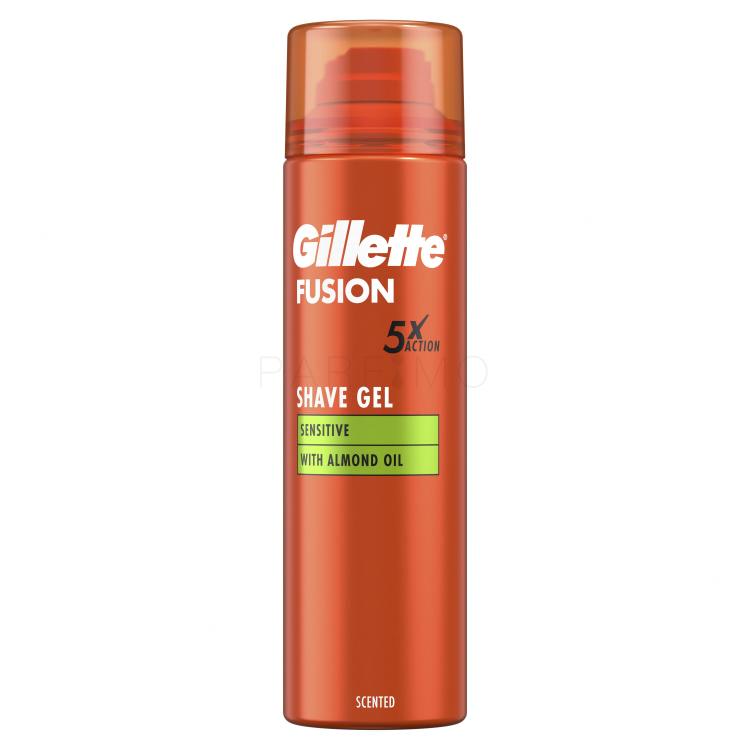 Gillette Fusion Sensitive Shave Gel Gel za brijanje za muškarce 200 ml