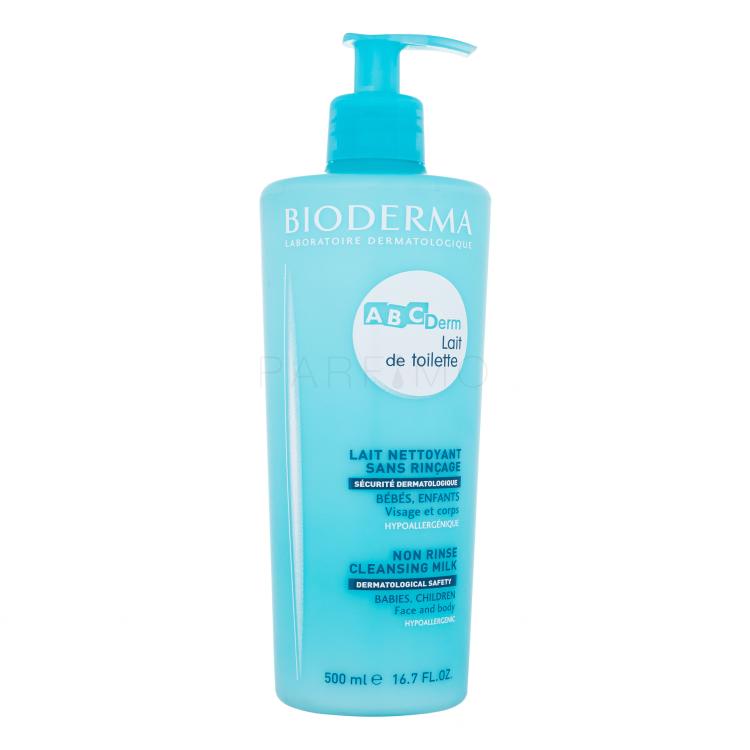BIODERMA ABCDerm Non Rinse Cleansing Milk Mlijeko za čišćenje lica za djecu 500 ml