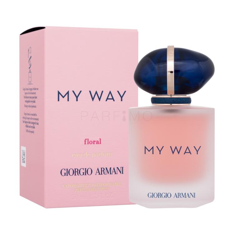 Giorgio Armani My Way Floral Parfemska voda za žene za ponovo punjenje 50 ml