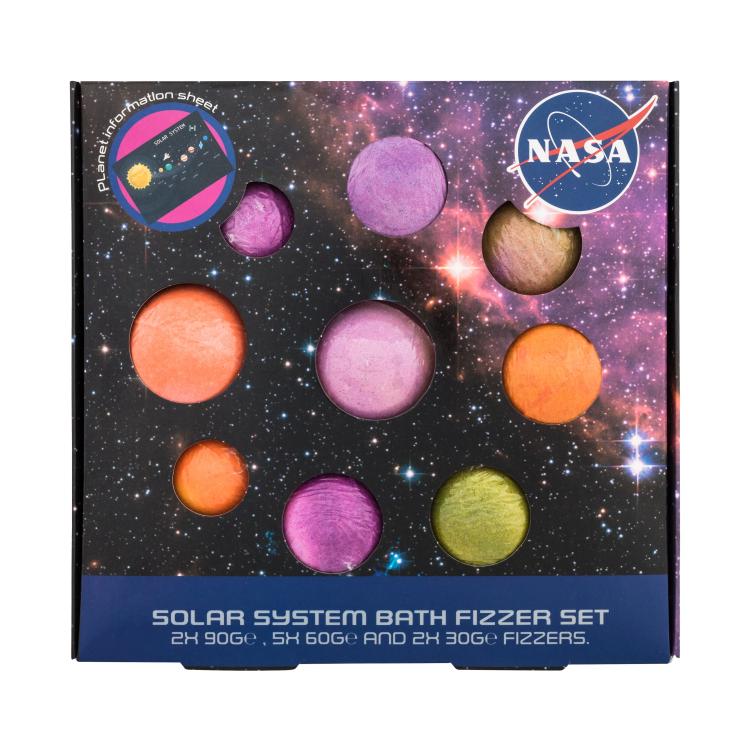 NASA Solar System Bath Fizzer Set Poklon set bombica za kupanje 2 x 90 g + bombica za kupanje 5 x 60 g + bombica za kupanje 2 x 30 g