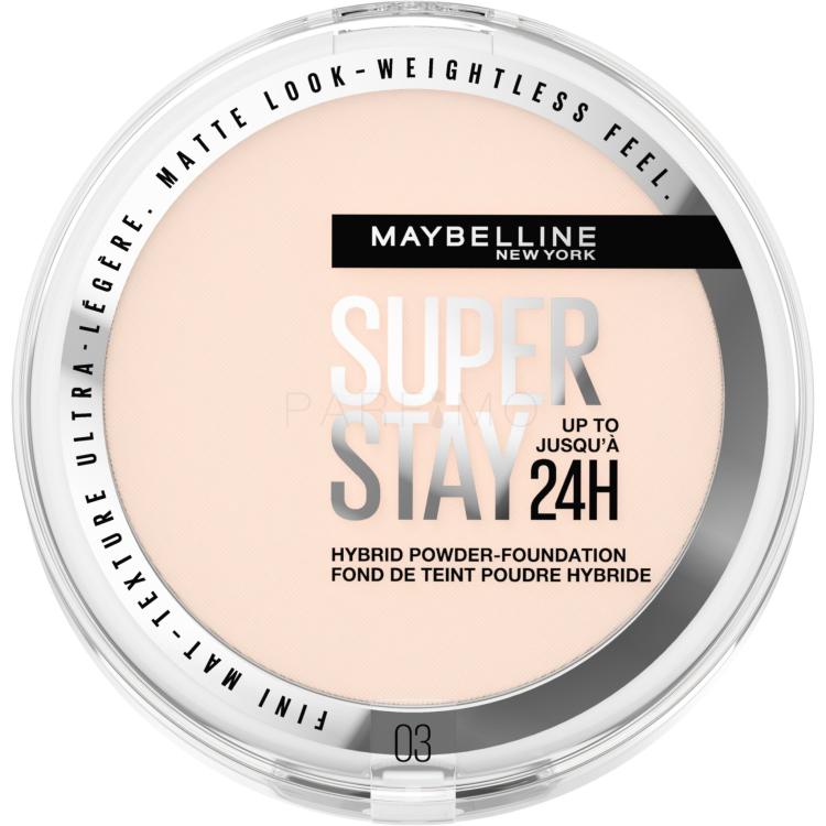 Maybelline Superstay 24H Hybrid Powder-Foundation Puder za žene 9 g Nijansa 03