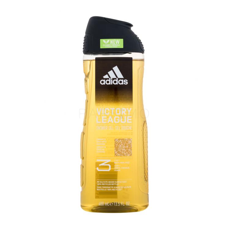 Adidas Victory League Shower Gel 3-In-1 New Cleaner Formula Gel za tuširanje za muškarce 400 ml