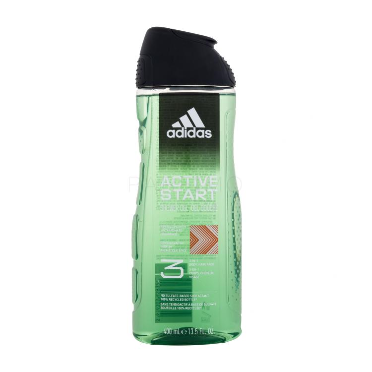 Adidas Active Start Shower Gel 3-In-1 Gel za tuširanje za muškarce 400 ml
