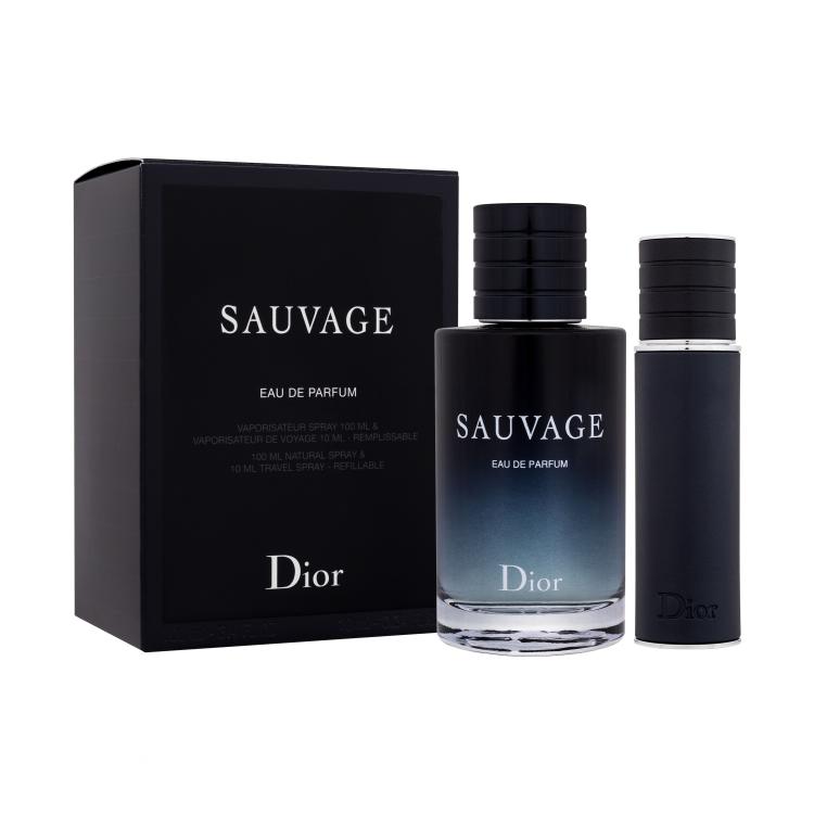 Christian Dior Sauvage Poklon set parfemska voda 100 ml + parfemska voda 10 ml za dopunjavanje