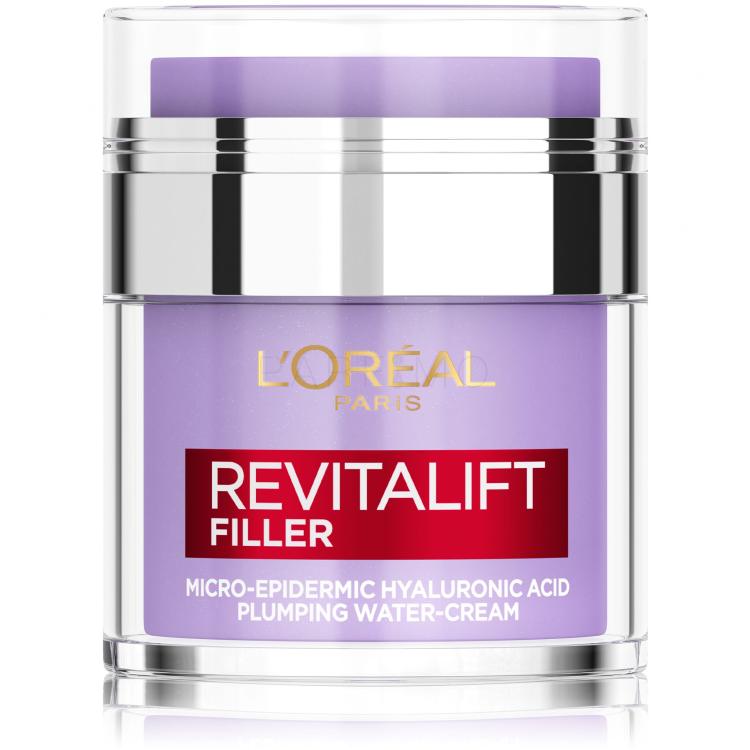 L&#039;Oréal Paris Revitalift Filler HA Plumping Water-Cream Dnevna krema za lice za žene 50 ml