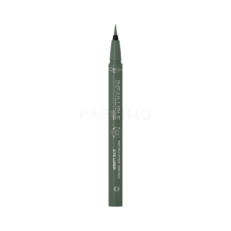 L&#039;Oréal Paris Infaillible Grip 36H Micro-Fine Brush Eye Liner Tuš za oči za žene 0,4 g Nijansa 05 Sage Green