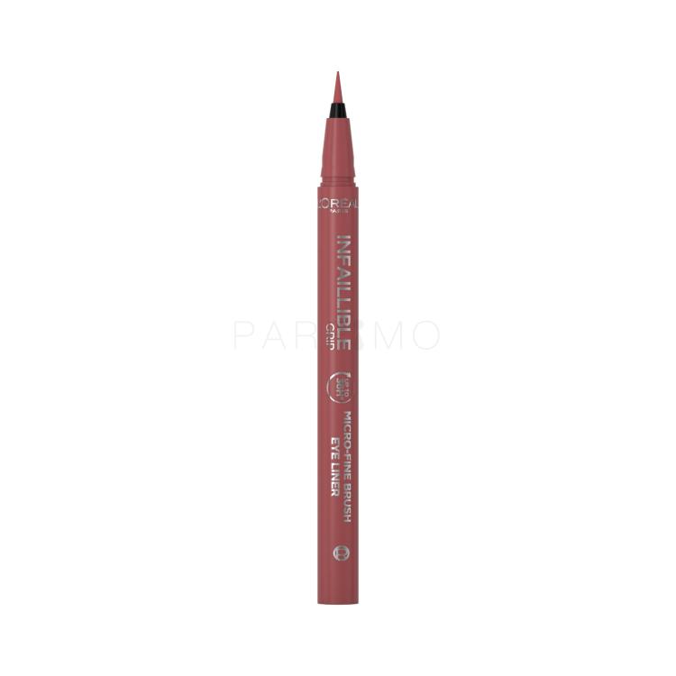 L&#039;Oréal Paris Infaillible Grip 36H Micro-Fine Brush Eye Liner Tuš za oči za žene 0,4 g Nijansa 03 Ancient Rose