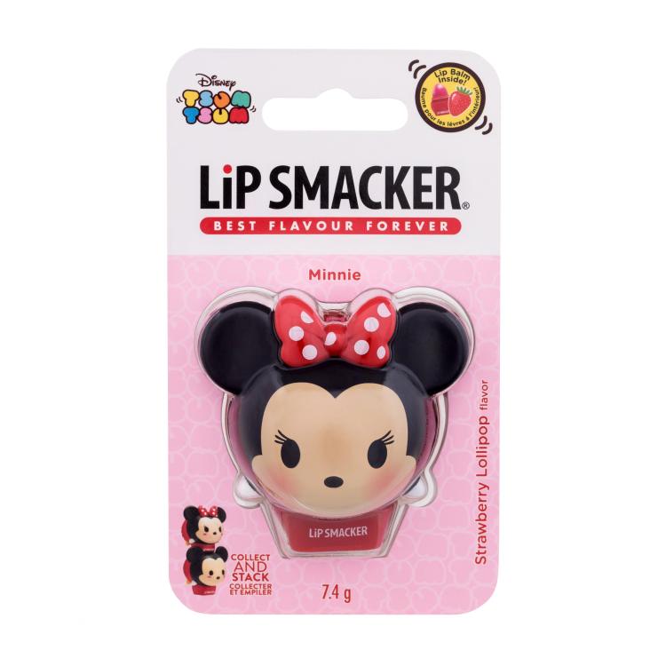 Lip Smacker Disney Minnie Mouse Strawberry Lollipop Balzam za usne za djecu 7,4 g