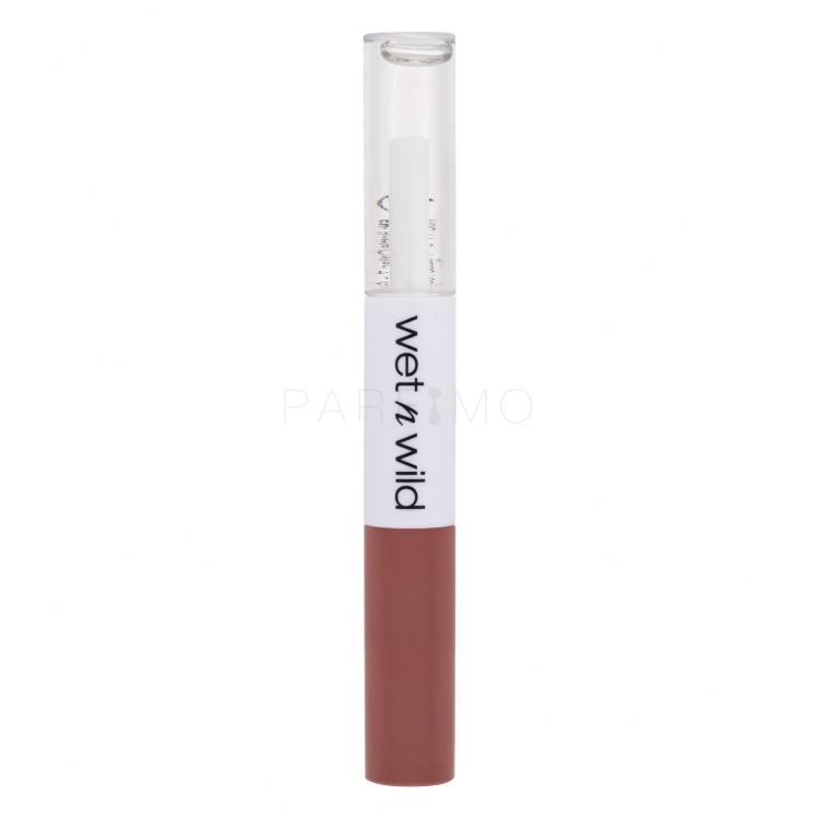 Wet n Wild MegaLast Lock &#039;N&#039; Shine Lip Color + Gloss Ruž za usne za žene 4 ml Nijansa Lotus Petal