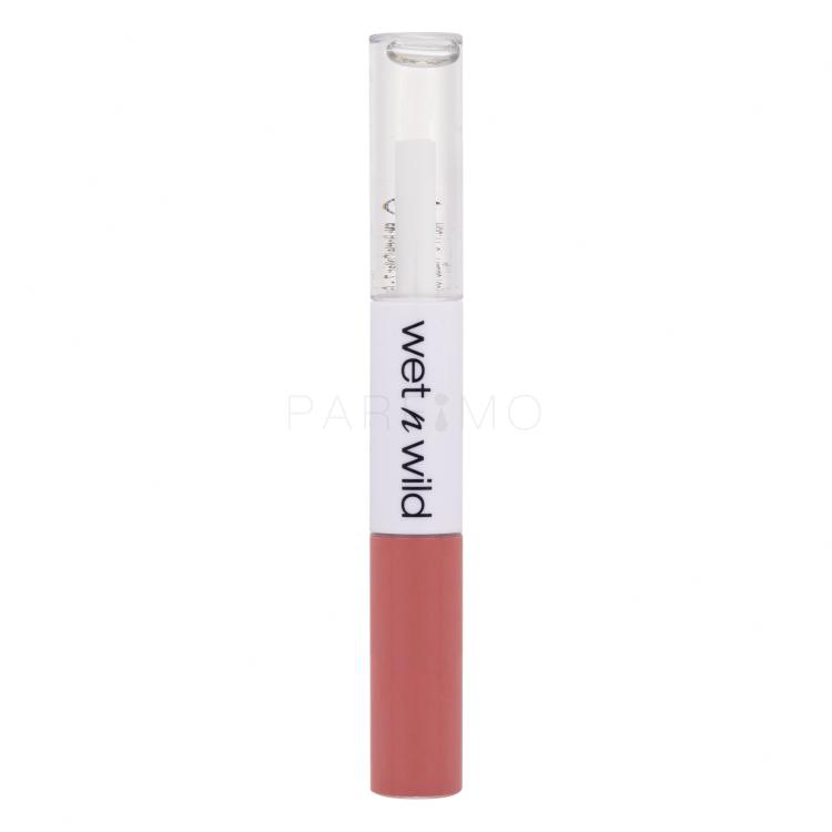 Wet n Wild MegaLast Lock &#039;N&#039; Shine Lip Color + Gloss Ruž za usne za žene 4 ml Nijansa Nude Illusion
