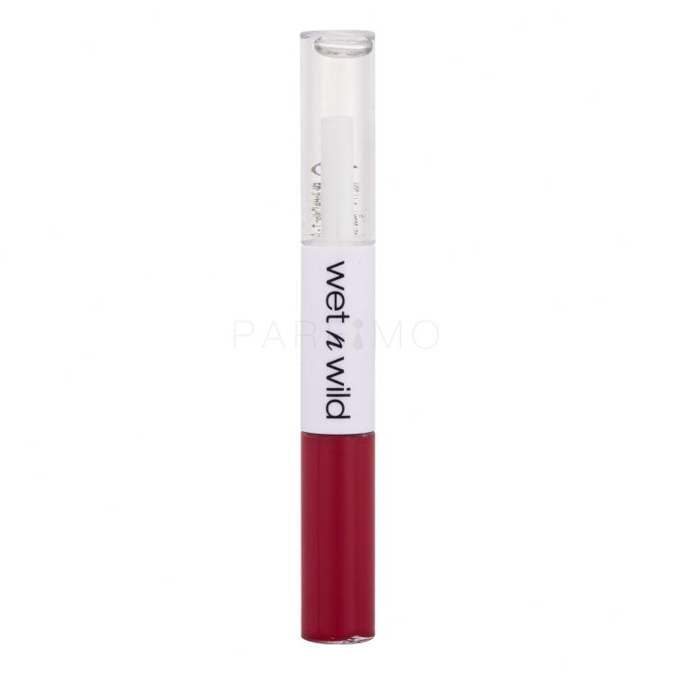 Wet n Wild MegaLast Lock &#039;N&#039; Shine Lip Color + Gloss Ruž za usne za žene 4 ml Nijansa Red- Y- For Me