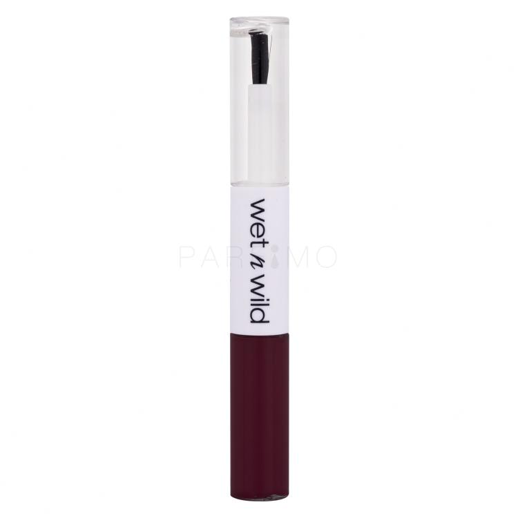Wet n Wild MegaLast Lock &#039;N&#039; Shine Lip Color + Gloss Ruž za usne za žene 4 ml Nijansa Dark Wisteria
