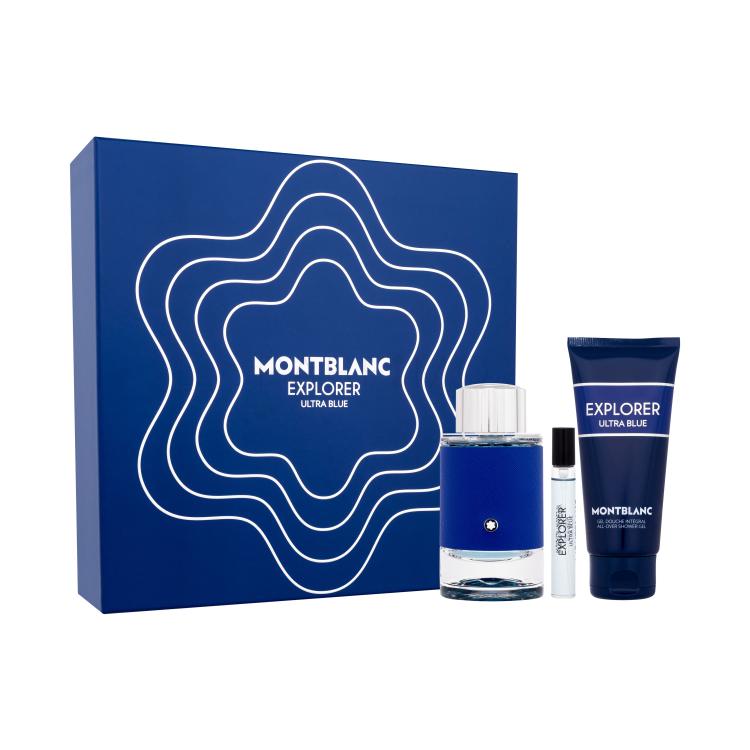 Montblanc Explorer Ultra Blue SET1 Poklon set parfemska voda 100 ml + parfemska voda 7,5 ml + gel za tuširanje 100 ml