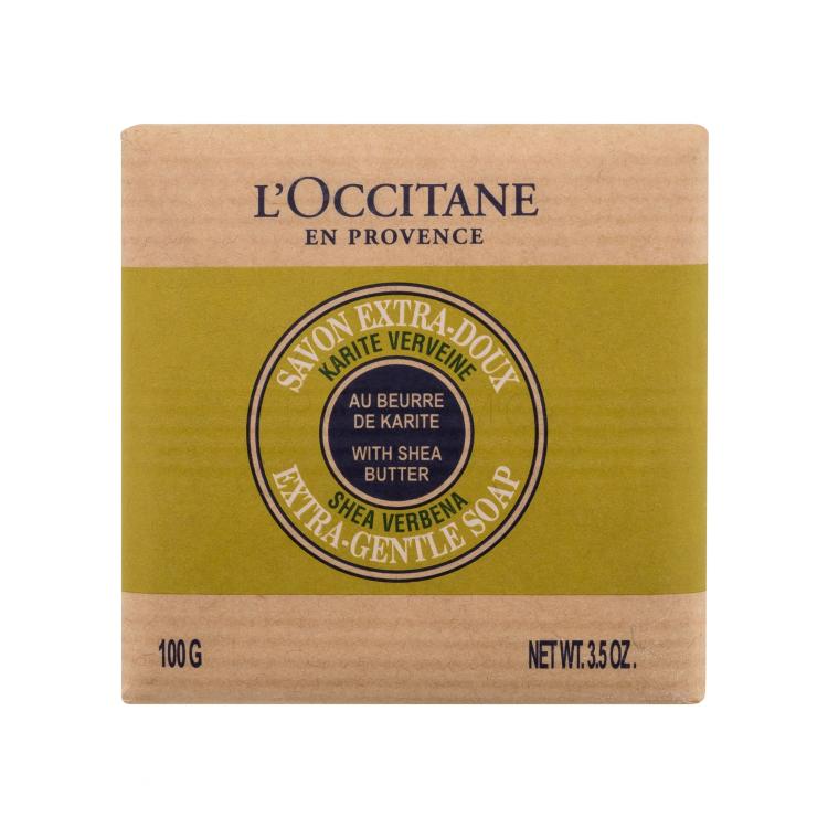 L&#039;Occitane Shea Butter Verbena Extra-Gentle Soap Tvrdi sapun za žene 100 g