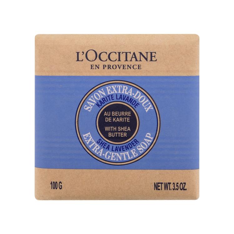 L&#039;Occitane Shea Butter Lavender Extra-Gentle Soap Tvrdi sapun za žene 100 g