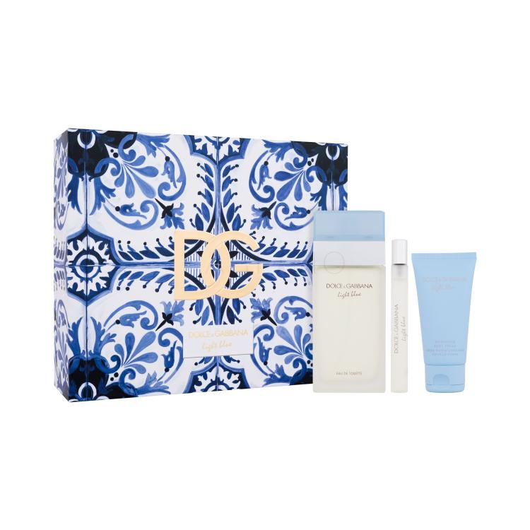 Dolce&amp;Gabbana Light Blue Poklon set toaletna voda 100 ml + krema za tijelo 50 ml + toaletna voda 10 ml