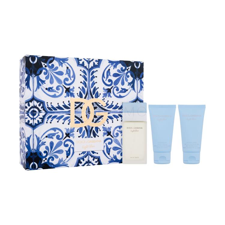 Dolce&amp;Gabbana Light Blue Poklon set toaletna voda 50 ml + krema za tijelo 50 ml + gel za tuširanje 50 ml