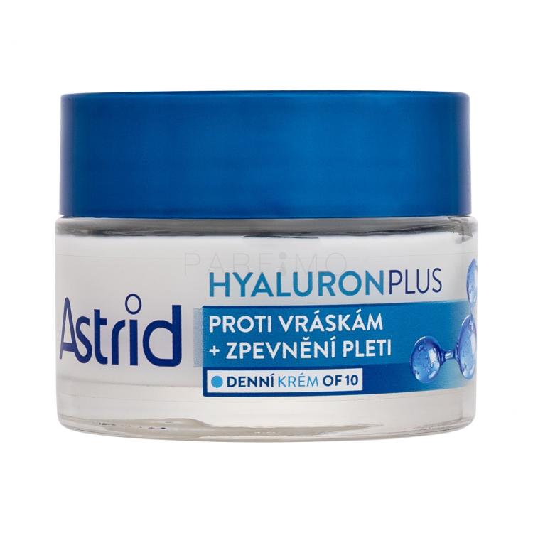 Astrid Hyaluron 3D Antiwrinkle &amp; Firming Day Cream SPF10 Dnevna krema za lice za žene 50 ml