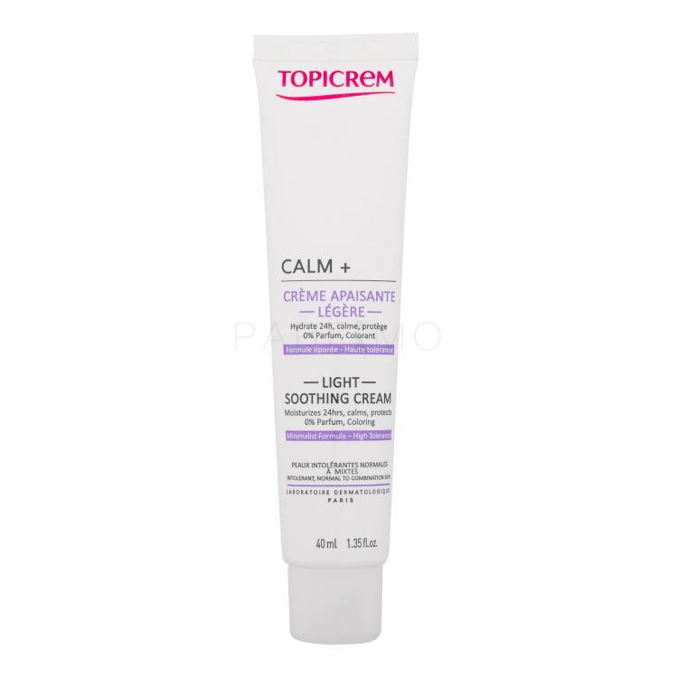 Topicrem Calm+ Light Soothing Cream Dnevna krema za lice za žene 40 ml