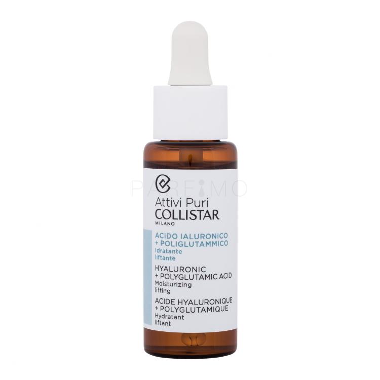 Collistar Pure Actives Hyaluronic + Polyglutamic Acid Serum za lice za žene 30 ml