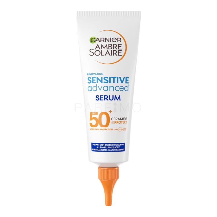 Garnier Ambre Solaire Sensitive Advanced Serum SPF50+ Proizvod za zaštitu od sunca za tijelo 125 ml