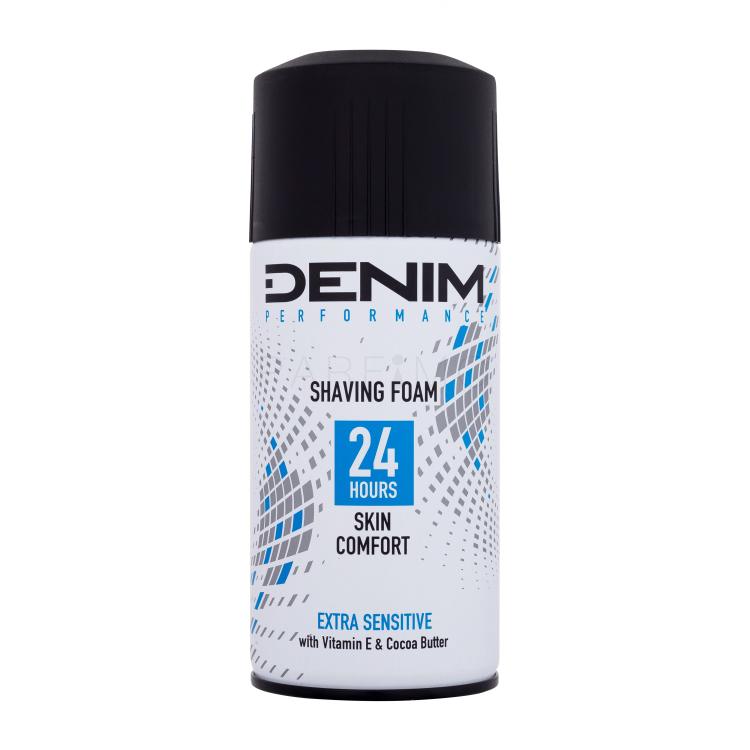 Denim Performance Extra Sensitive Shaving Foam Pjena za brijanje za muškarce 300 ml