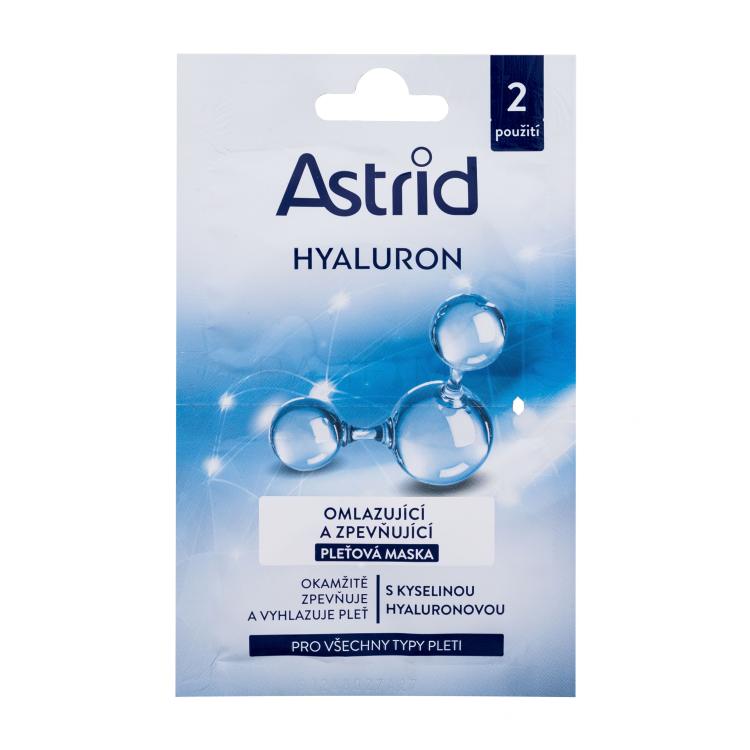 Astrid Hyaluron Rejuvenating And Firming Facial Mask Maska za lice za žene 2x8 ml