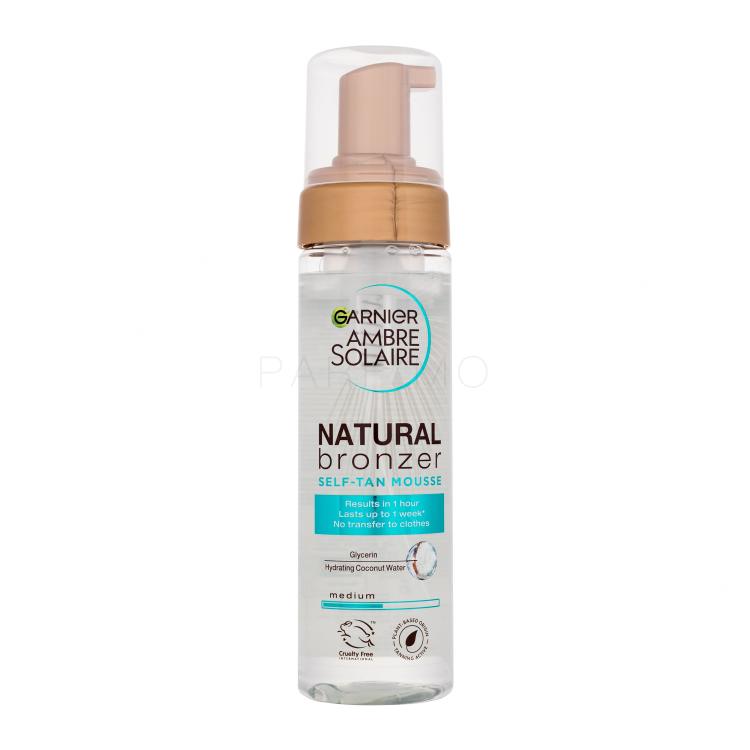 Garnier Ambre Solaire Natural Bronzer Self Tan Mousse Proizvod za samotamnjenje 200 ml
