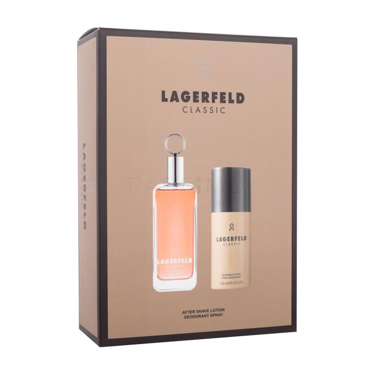 Karl Lagerfeld Classic Poklon set vodica poslije brijanja 100 ml + dezodorans 150 ml
