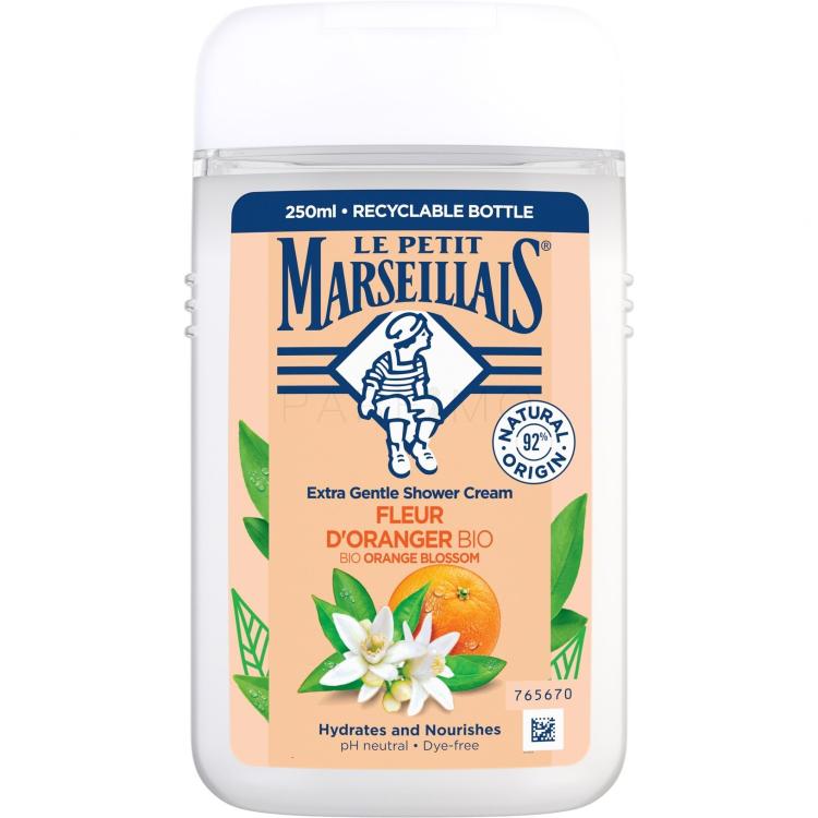 Le Petit Marseillais Extra Gentle Shower Cream Organic Orange Blossom Krema za tuširanje 250 ml