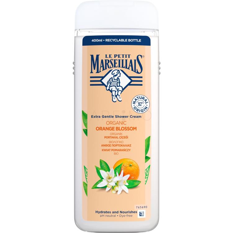 Le Petit Marseillais Extra Gentle Shower Cream Organic Orange Blossom Krema za tuširanje 400 ml