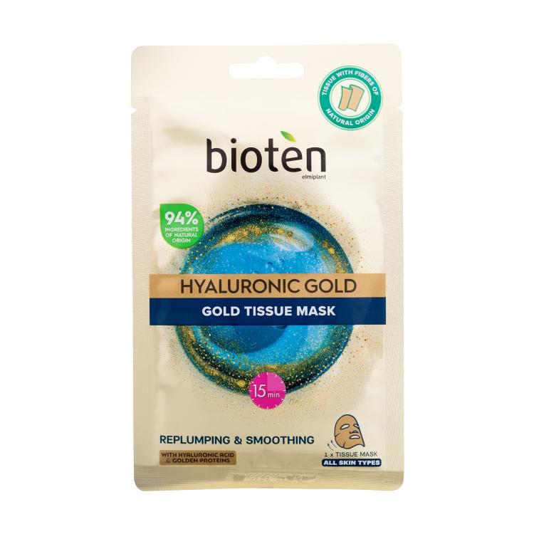 Bioten Hyaluronic Gold Tissue Mask Maska za lice za žene 25 ml