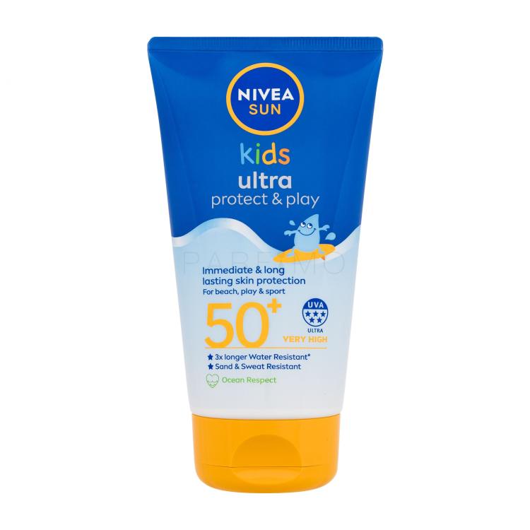 Nivea Sun Kids Ultra Protect &amp; Play SPF50+ Proizvod za zaštitu od sunca za tijelo za djecu 150 ml