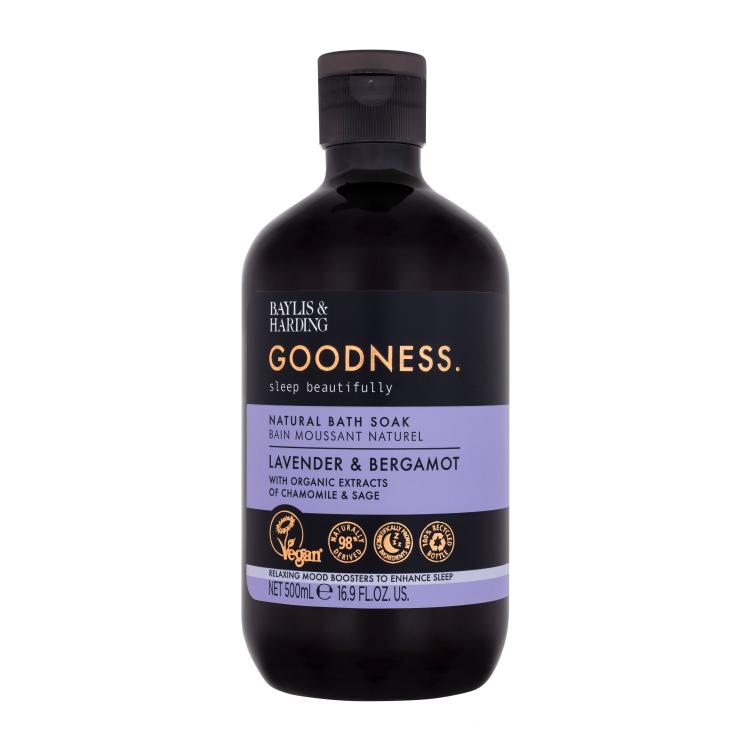 Baylis &amp; Harding Goodness Sleep Lavender &amp; Bergamot Natural Bath Soak Pjenasta kupka za žene 500 ml
