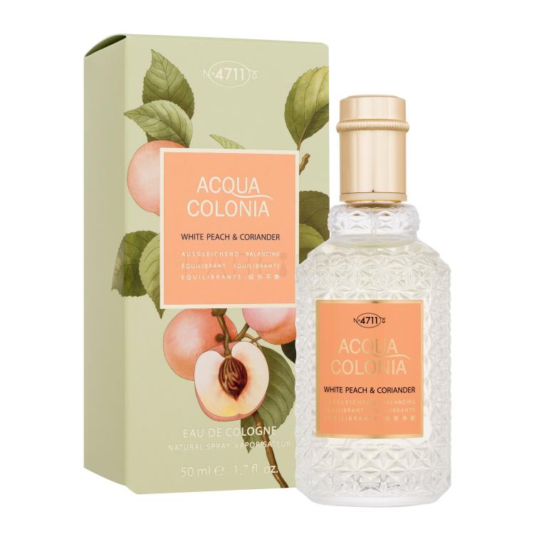 4711 Acqua Colonia White Peach &amp; Coriander Kolonjska voda 50 ml