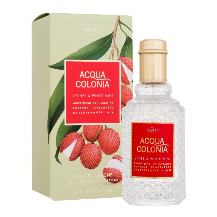 4711 Acqua Colonia Lychee &amp; White Mint Kolonjska voda 50 ml