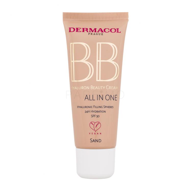 Dermacol BB Cream Hyaluron Beauty Cream All In One SPF30 BB krema za žene 30 ml Nijansa 01 Sand