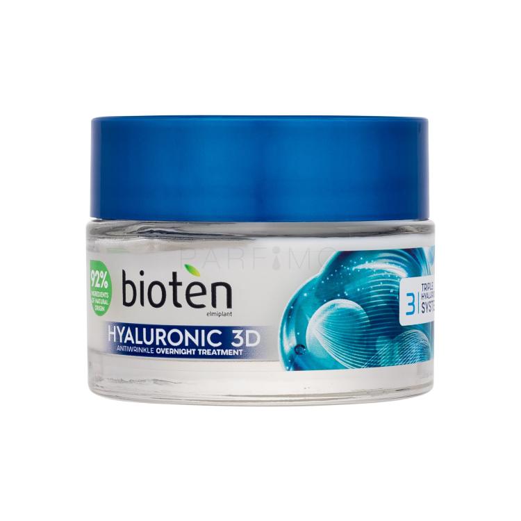 Bioten Hyaluronic 3D Antiwrinkle Overnight Cream Noćna krema za lice za žene 50 ml